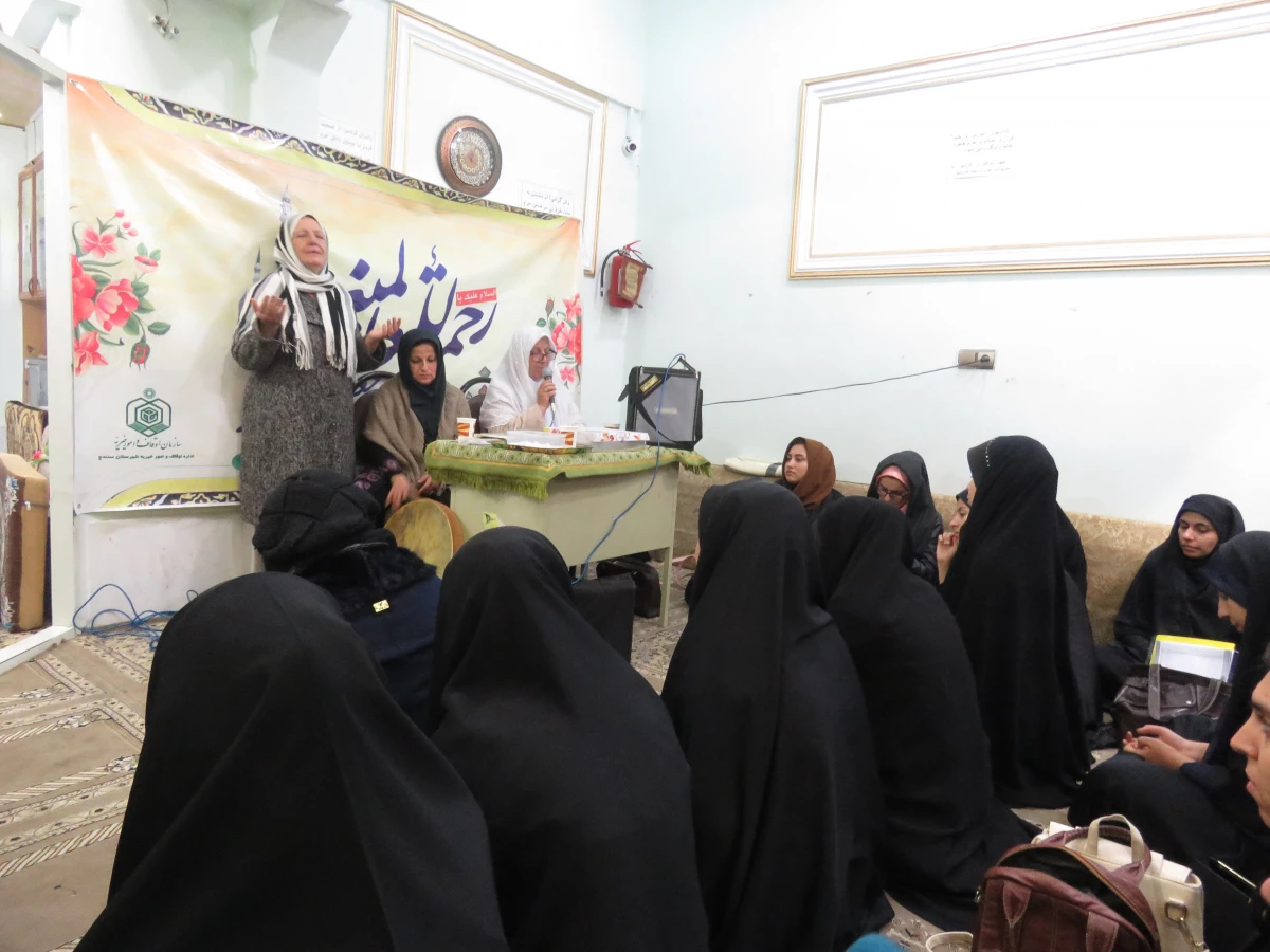 برگزاری مراسم به مناسبت ولادت   پیامبر اکرم(ص)  و امام صادق(ع)در  امامزاده هاجر خاتون 2