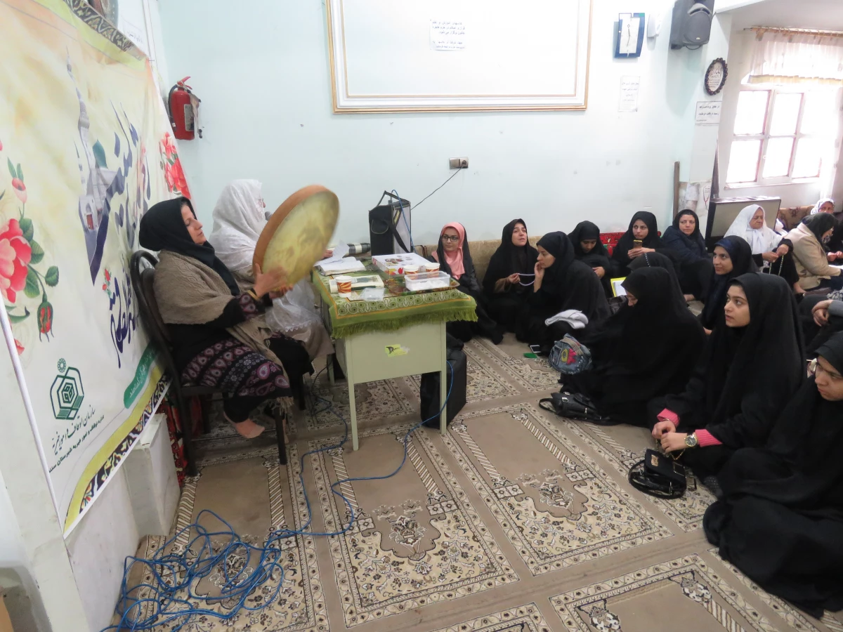 برگزاری مراسم به مناسبت ولادت   پیامبر اکرم(ص)  و امام صادق(ع)در  امامزاده هاجر خاتون 2