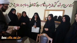 برگزاری مراسم قرعه کشی از بین برندگان مسابقه کتابخوانی با مناسبت هفته پژوهش