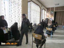 بازدید مدیریت استانی و هیأت همراه از حوزه  امتحانی پردیس بنت الهدی صدر 5