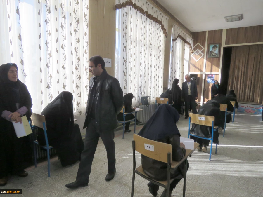 بازدید مدیریت استانی و هیأت همراه از حوزه  امتحانی پردیس بنت الهدی صدر 5