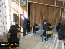 بازدید مدیریت استانی و هیأت همراه از حوزه  امتحانی پردیس بنت الهدی صدر 3