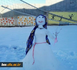 به مناسبت استقبال از  دهه فجر، شادی و شکر گذاری  از بارش نزولات آسمانی برگزار شد :
مسابقه ساخت آدم برفی 4