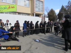 به مناسبت بزرگداشت دهه فجر برگزارشد:
مسابقه ورزشی طناب کشی و دو و میدانی (ویژه دانشجو معلمان) 2