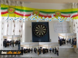 برگزاری مسابقه ورزشی دارت (ویژه کارکنان) به مناسبت دهه فجر