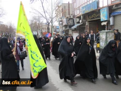 حضور حماسی اساتید ، کارکنان و دانشجو معلمان    پردیس بنت الهدی صدر  در راهپیمایی  یوم ا... 22 بهمن 95 10