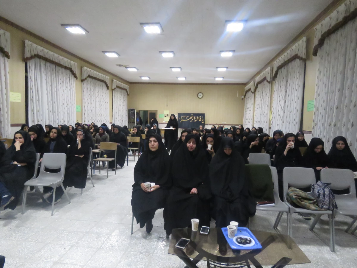 برگزاری مراسم سوگواری شهادت حضرت فاطمه (س) به همت تشکل هیئت فاطمیه ی پردیس 2