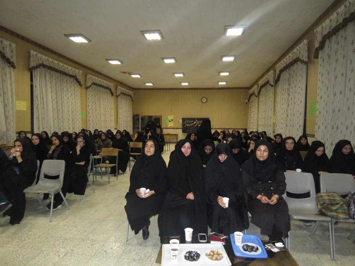 برگزاری مراسم سوگواری شهادت حضرت فاطمه (س) به همت تشکل هیئت فاطمیه ی پردیس 2