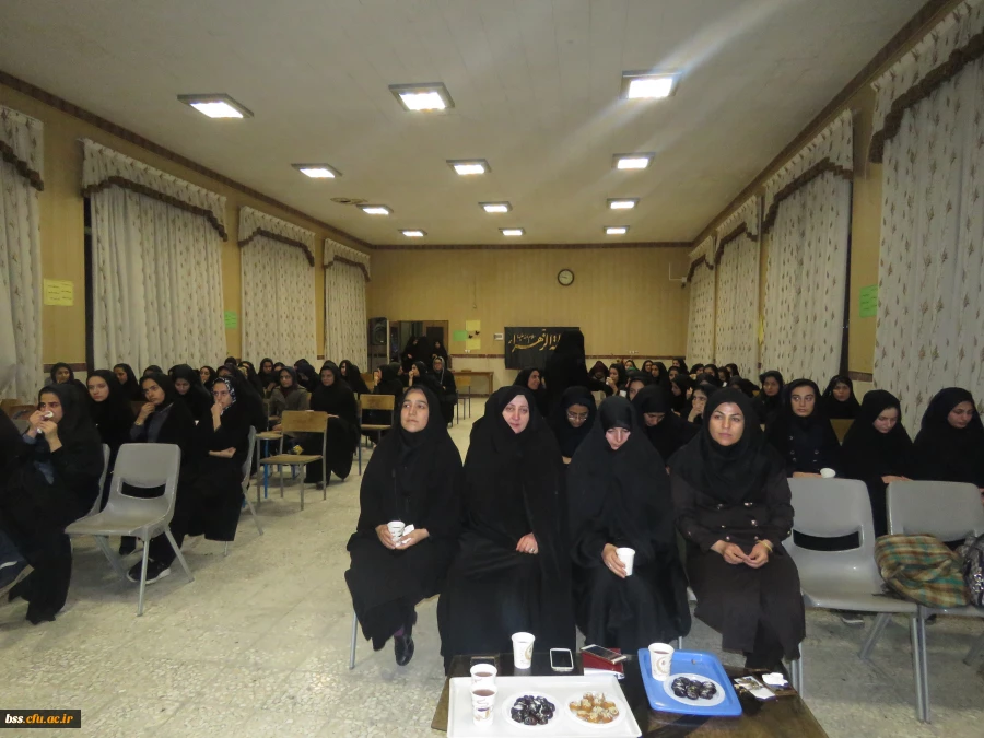 برگزاری مراسم سوگواری شهادت حضرت فاطمه (س) به همت تشکل هیئت فاطمیه ی پردیس 2