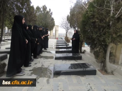 غبار روبی گلزار شهدای بهشت محمدی سنندج به همت تشکل هیئت فاطمیه و انجمن علمی ادبیات  4