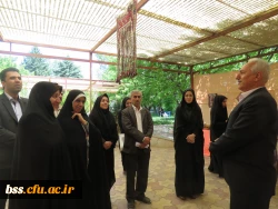 بازدید دکتر معروفی در معیت سرپرست پردیس از نمایشگاه  جواهرانه به روایت تصویر 2