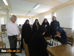 در پردیس بنت الهدئ کردستان برگزار شد:
مسابقه شطرنج انفرادی 5