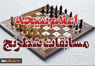 اعلام نتایج مسابقات شطرنج