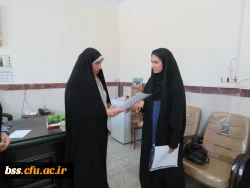 تقدیر ازعوامل اجرایی مراسم یادواره ی شهدا و  رتبه های اول تا سوم جشنواره ی 27 مسابقات فرهنگی پردیس : 9