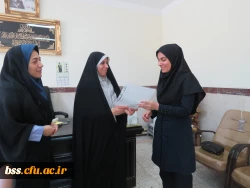 تقدیر ازعوامل اجرایی مراسم یادواره ی شهدا و  رتبه های اول تا سوم جشنواره ی 27 مسابقات فرهنگی پردیس : 13