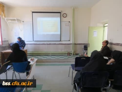 بازدید سرپرست پردیس بنت الهد ی صدر کردستان از جلسات دفاع پروژه کارنمای معلمی 4