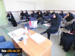 بازدید سرپرست پردیس بنت الهد ی صدر کردستان از جلسات دفاع پروژه کارنمای معلمی 11