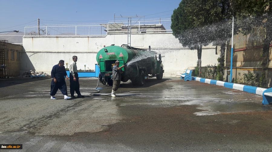 آماده سازی و فضاسازی پردیس   به مناسبت  ماه محرم، هفته دفاع مقدس و آغاز سال تححصیلی جدید 6