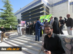 تجمع دانشجو معلمان در کنار دانشجویان سایر دانشگاهها در اعتراض  به  سخنان ترامپ در دانشگاه کردستان 13