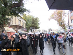 حضور در راهپیمایی 13 آبان 4