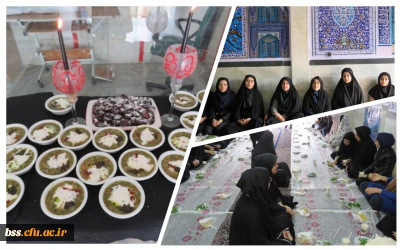 سفره نذری و عزاداری جمعی از دانشجویان به مناسبت اربعین حسینی