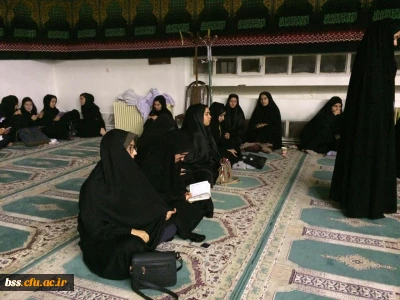 شرکت دانشجومعلمان در مراسم عزاداری اربعین حسینی دانشگاه کردستان