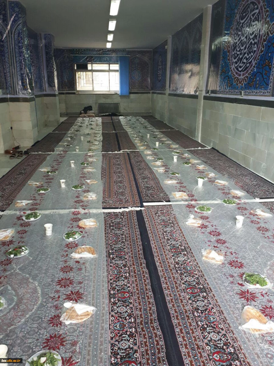 سفره نذری و عزاداری جمعی از دانشجویان به مناسبت اربعین حسینی 2