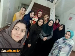 حضور دکتر معروفی در بین دانشجویان پس از وقوع زلزله دیشب 3