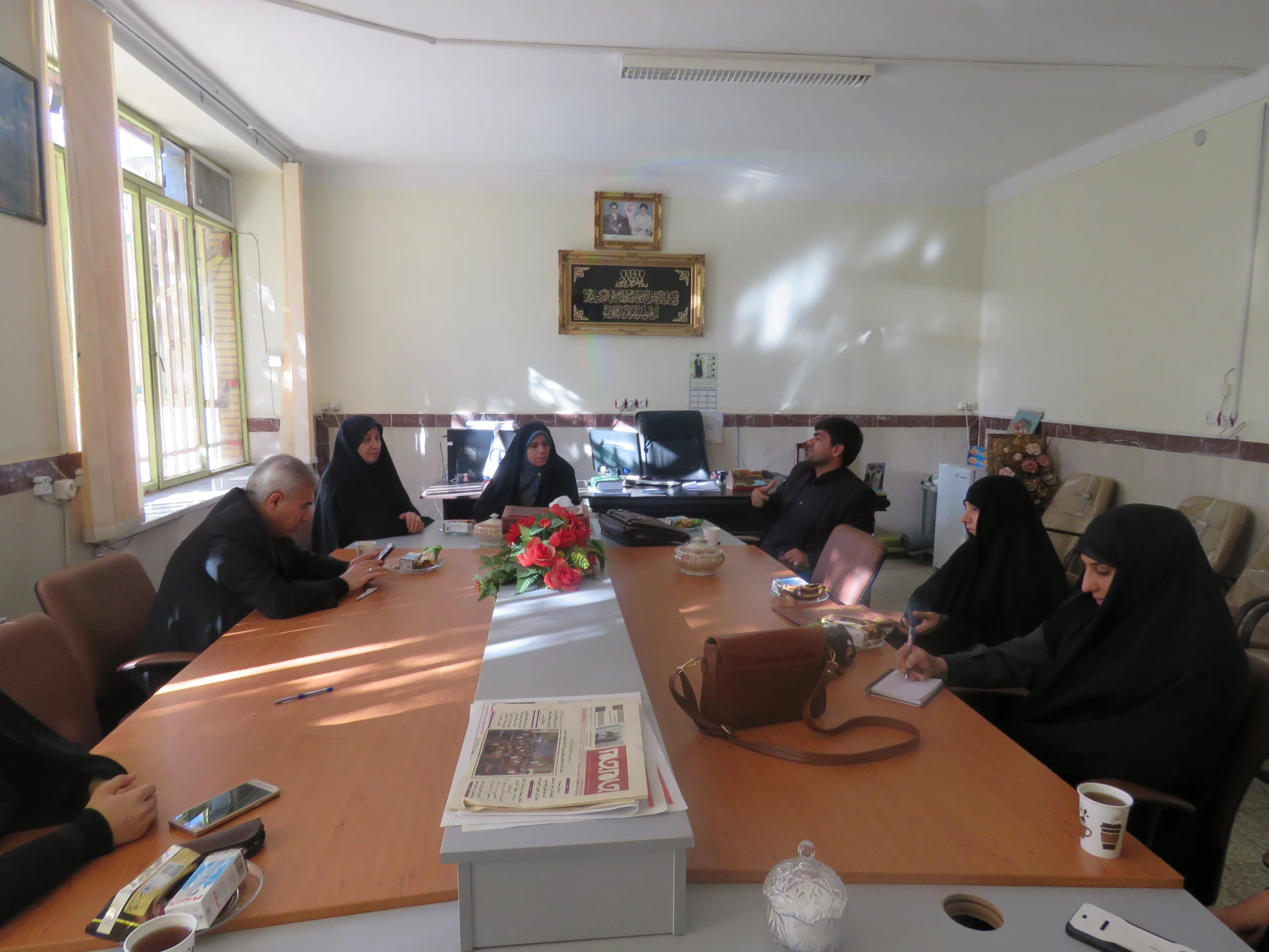 معرفی دانشجو معلم زهره جمشیدی بعنوان مسئول پایگاه بسیج دانشجویی پردیس بنت الهدی صدر کردستان 2