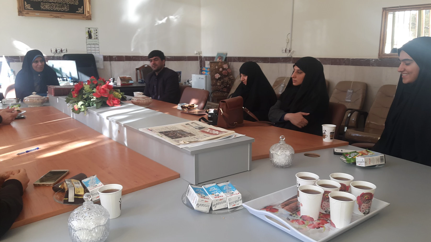 معرفی دانشجو معلم زهره جمشیدی بعنوان مسئول پایگاه بسیج دانشجویی پردیس بنت الهدی صدر کردستان 4