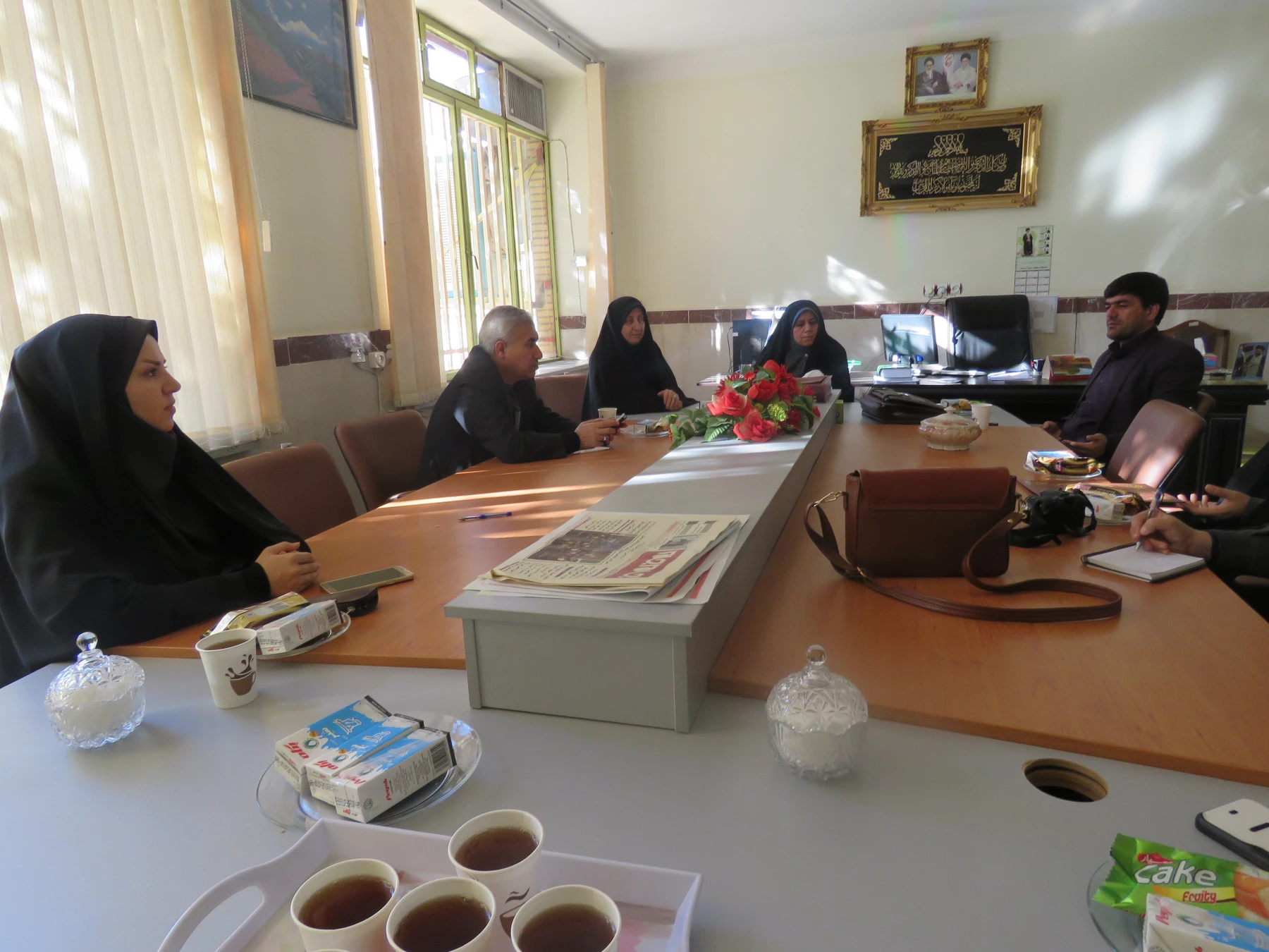 معرفی دانشجو معلم زهره جمشیدی بعنوان مسئول پایگاه بسیج دانشجویی پردیس بنت الهدی صدر کردستان 3