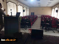 در پردیس بنت الهدی صدر سنندج برگزار شد 
کارگاه پیشگیری و درمان اضطراب جدایی در کودکان با حضور دکتر ویسانی 2