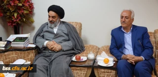 دیدار دکتر معروفی و مسئولین دانشگاه فرهنگیان کردستان با نماینده ولی فقیه در استان