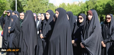 دانشجویان و اساتید دانشگاه فرهنگیان استان کردستان در اعتراض به خروج آمریکا از برجام تجمع کردند