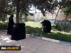 پاکسازی محوطه فضای سبز پردیس  به مناسبت هفته  سراهای  دانشجوئی بروایت تصویر 7