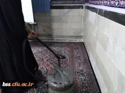 تکریم وغبار روبی نماز خانه پردیس بنت الهدی صدر در آستانه ماه مبارک رمضان 9