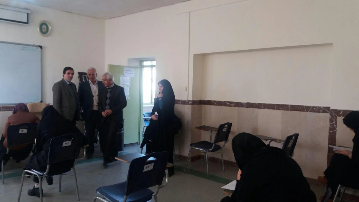 باتزدید مسئولین مدیریت استانی دانشگاه فرهنگیان کردستان؛
از روند برگزاری امتحانات پایان ترم پردیس  بنت الهدی صدر 2