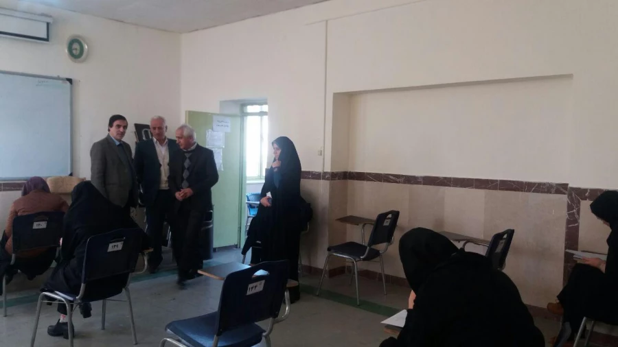 باتزدید مسئولین مدیریت استانی دانشگاه فرهنگیان کردستان؛
از روند برگزاری امتحانات پایان ترم پردیس  بنت الهدی صدر 2