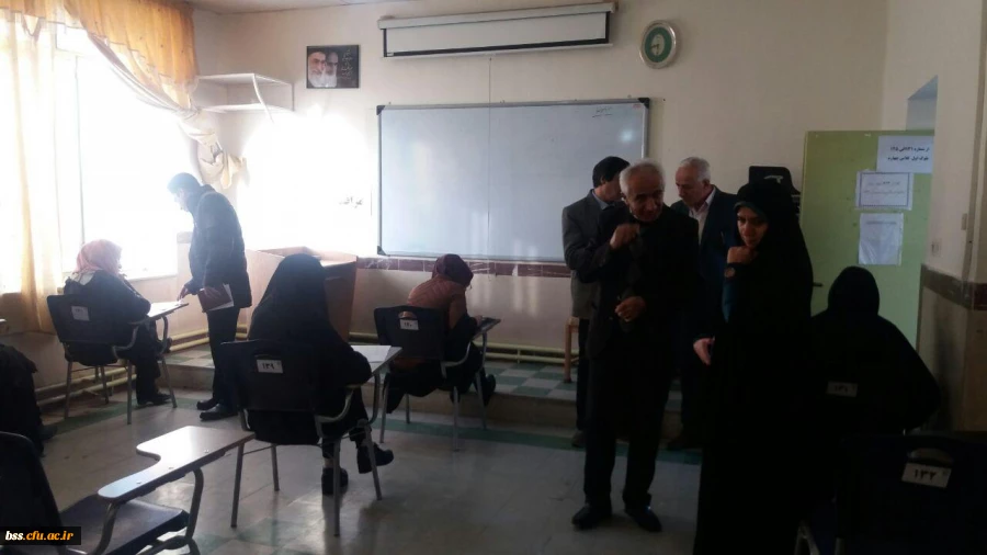 باتزدید مسئولین مدیریت استانی دانشگاه فرهنگیان کردستان؛
از روند برگزاری امتحانات پایان ترم پردیس  بنت الهدی صدر 2