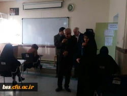 باتزدید مسئولین مدیریت استانی دانشگاه فرهنگیان کردستان؛
از روند برگزاری امتحانات پایان ترم پردیس  بنت الهدی صدر 5