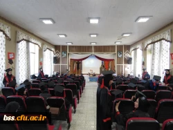 در پردیس بنت الهدی صدر برگزار شد:
سومین جشن دانش آموختگی  برای ورودی های 93 11