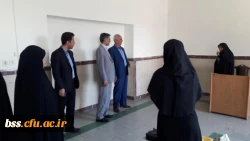 بازدید دکتر معروفی از روند مصاحبه داوطلبان پذیرفته شده چند برابر ظرفیت دانشگاه فرهنگیان  در پردیس بنت الهدی صدر 4