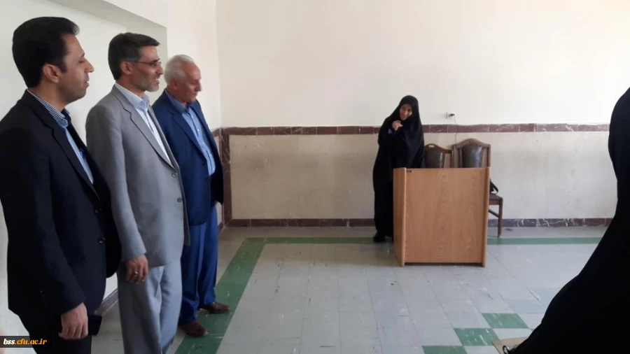 بازدید دکتر معروفی از روند مصاحبه داوطلبان پذیرفته شده چند برابر ظرفیت دانشگاه فرهنگیان  در پردیس بنت الهدی صدر 5