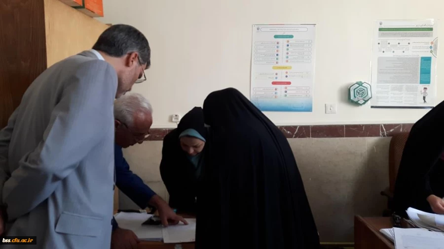 بازدید دکتر معروفی از روند مصاحبه داوطلبان پذیرفته شده چند برابر ظرفیت دانشگاه فرهنگیان  در پردیس بنت الهدی صدر 10