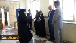 بازدید دکتر معروفی از روند مصاحبه داوطلبان پذیرفته شده چند برابر ظرفیت دانشگاه فرهنگیان  در پردیس بنت الهدی صدر 14