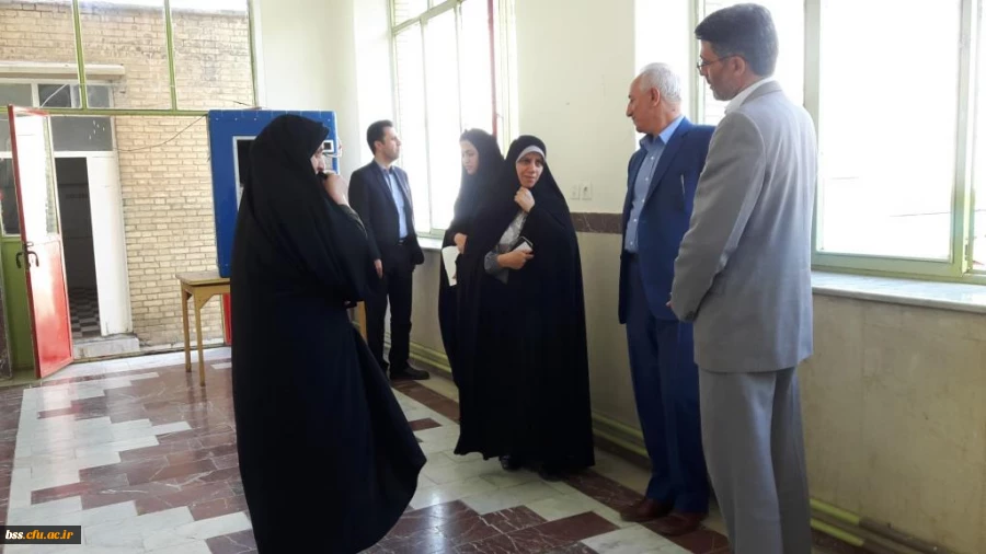 بازدید دکتر معروفی از روند مصاحبه داوطلبان پذیرفته شده چند برابر ظرفیت دانشگاه فرهنگیان  در پردیس بنت الهدی صدر 14