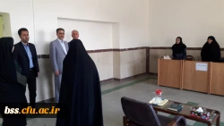 بازدید دکتر معروفی از روند مصاحبه داوطلبان پذیرفته شده چند برابر ظرفیت دانشگاه فرهنگیان  در پردیس بنت الهدی صدر 17