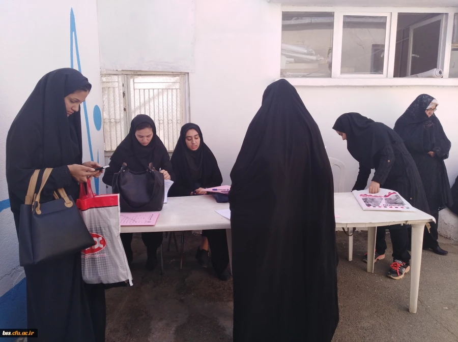 بازدی دکتر معروفی از روند ثبت نام حضوری پذیدرفته شدگان آزمون سراسری سال 1397 در دانشکاه فرهنگیان کردستان پردیس بنت الهدی صدر 8