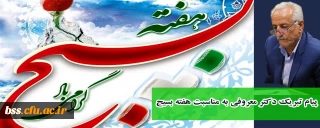 پیام تبریک دکتر معروفی به مناسبت هفته بسیج