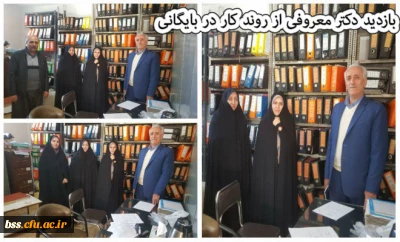 بازدید دکتر معروفی از روند کار در بایگانی